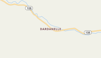 Dardanelle, California map