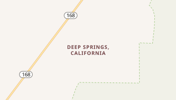 Deep Springs, California map