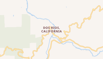 Dos Rios, California map