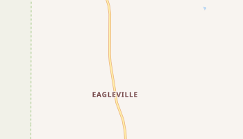 Eagleville, California map