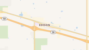 Edison, California map