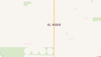 El Nido, California map