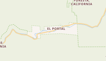 El Portal, California map