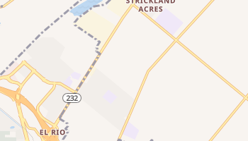 El Rio, California map