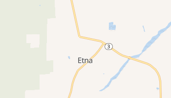 Etna, California map