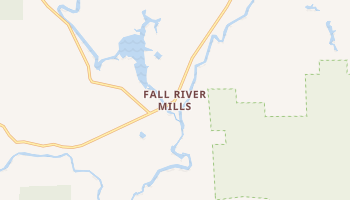 Fall River Mills, California map