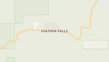 Feather Falls, California map