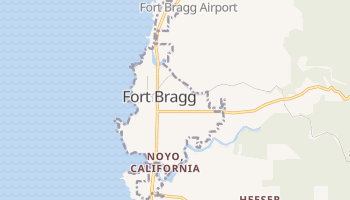 Fort Bragg, California map