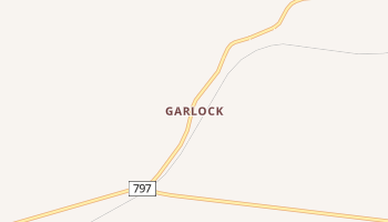 Garlock, California map