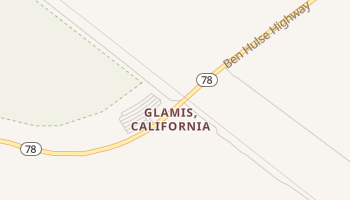 Glamis, California map