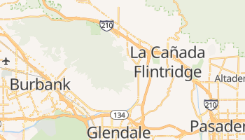 Glendale, California map