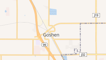 Goshen, California map