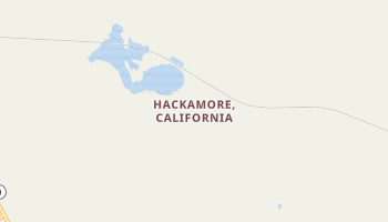 Hackamore, California map