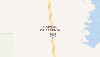 Haiwee, California map