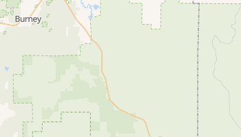 Hat Creek, California map