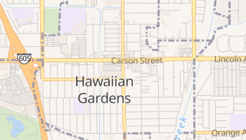 Hawaiian Gardens, California map