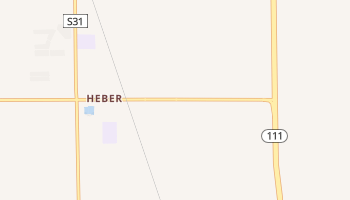 Heber, California map