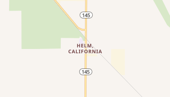 Helm, California map