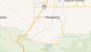Hesperia, California map
