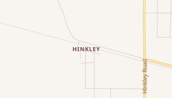 Hinkley, California map