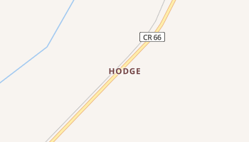 Hodge, California map