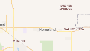 Homeland, California map