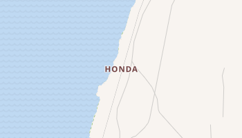 Honda, California map