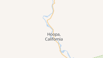 Hoopa, California map