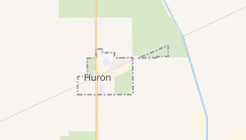 Huron, California map