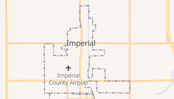 Imperial, California map