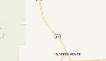 Independence, California map