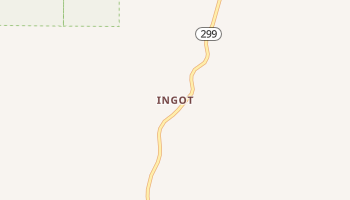 Ingot, California map