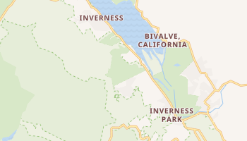 Inverness, California map