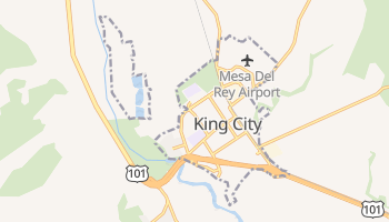 King City, California map