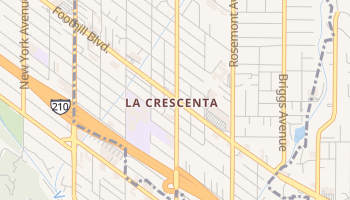 La Crescenta, California map