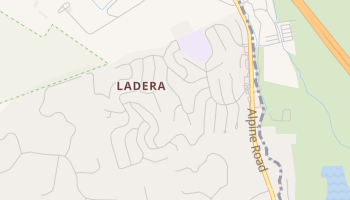 Ladera, California map