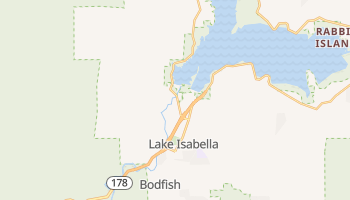 Lake Isabella, California map