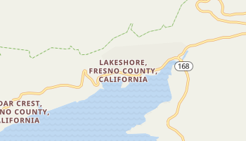 Lakeshore, California map