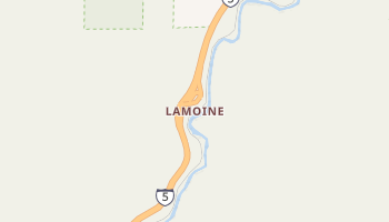 Lamoine, California map