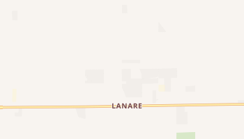 Lanare, California map