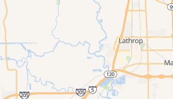 Lathrop, California map