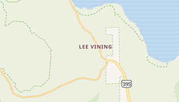 Lee Vining, California map