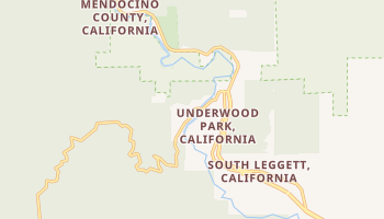 Leggett, California map