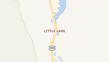 Little Lake, California map