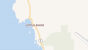 Little River, California map