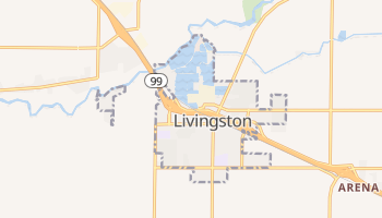 Livingston, California map