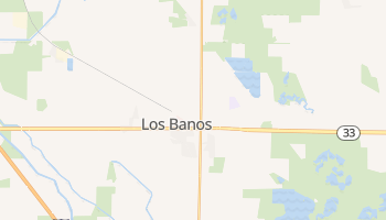 Los Banos, California map