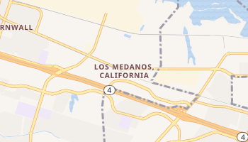 Los Medanos, California map