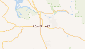 Lower Lake, California map