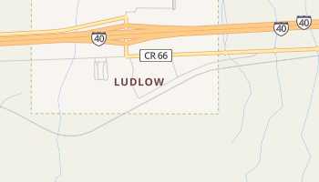 Ludlow, California map